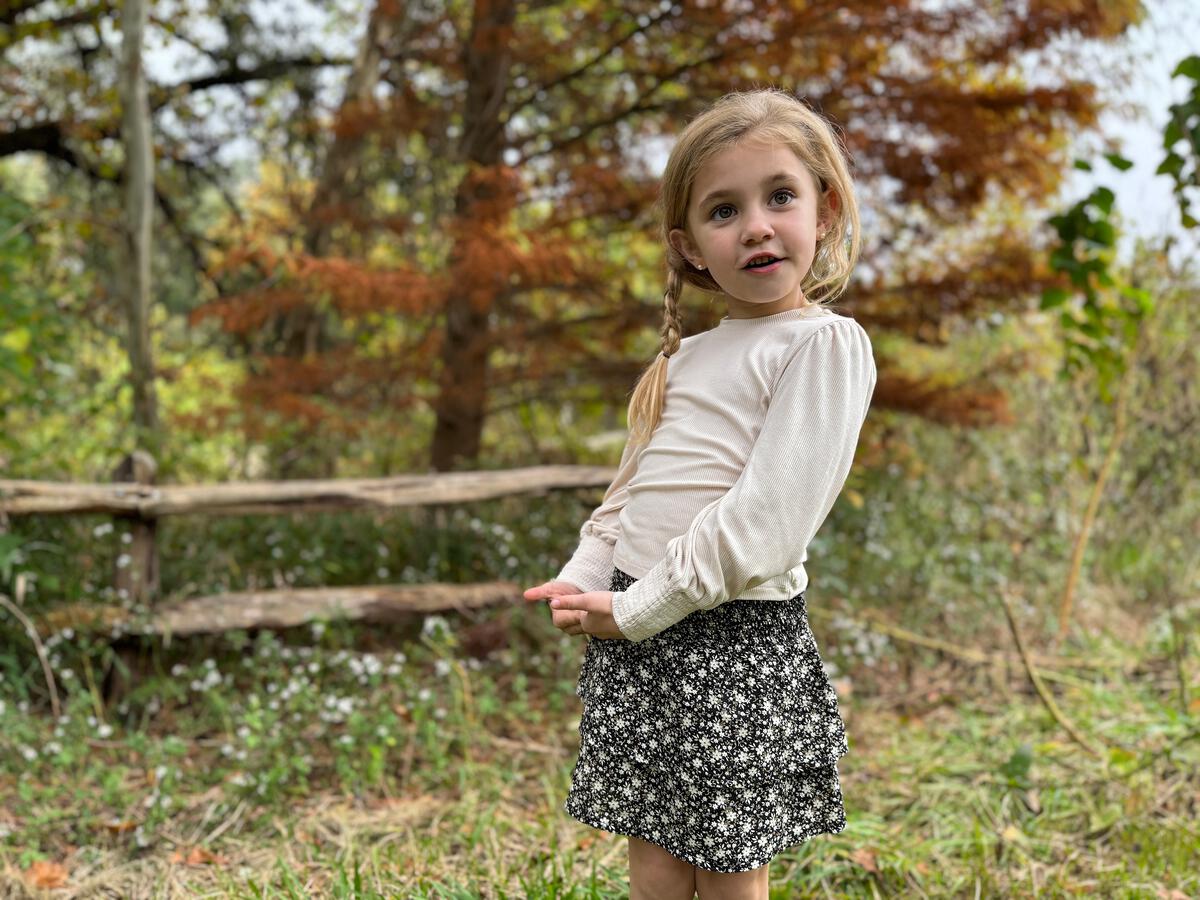 Midnight Floral Skort
