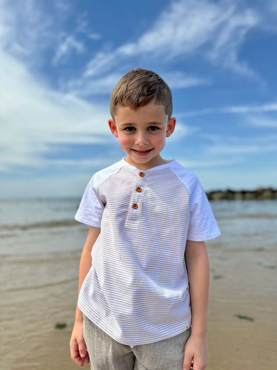 Beige Raglan T-Shirt