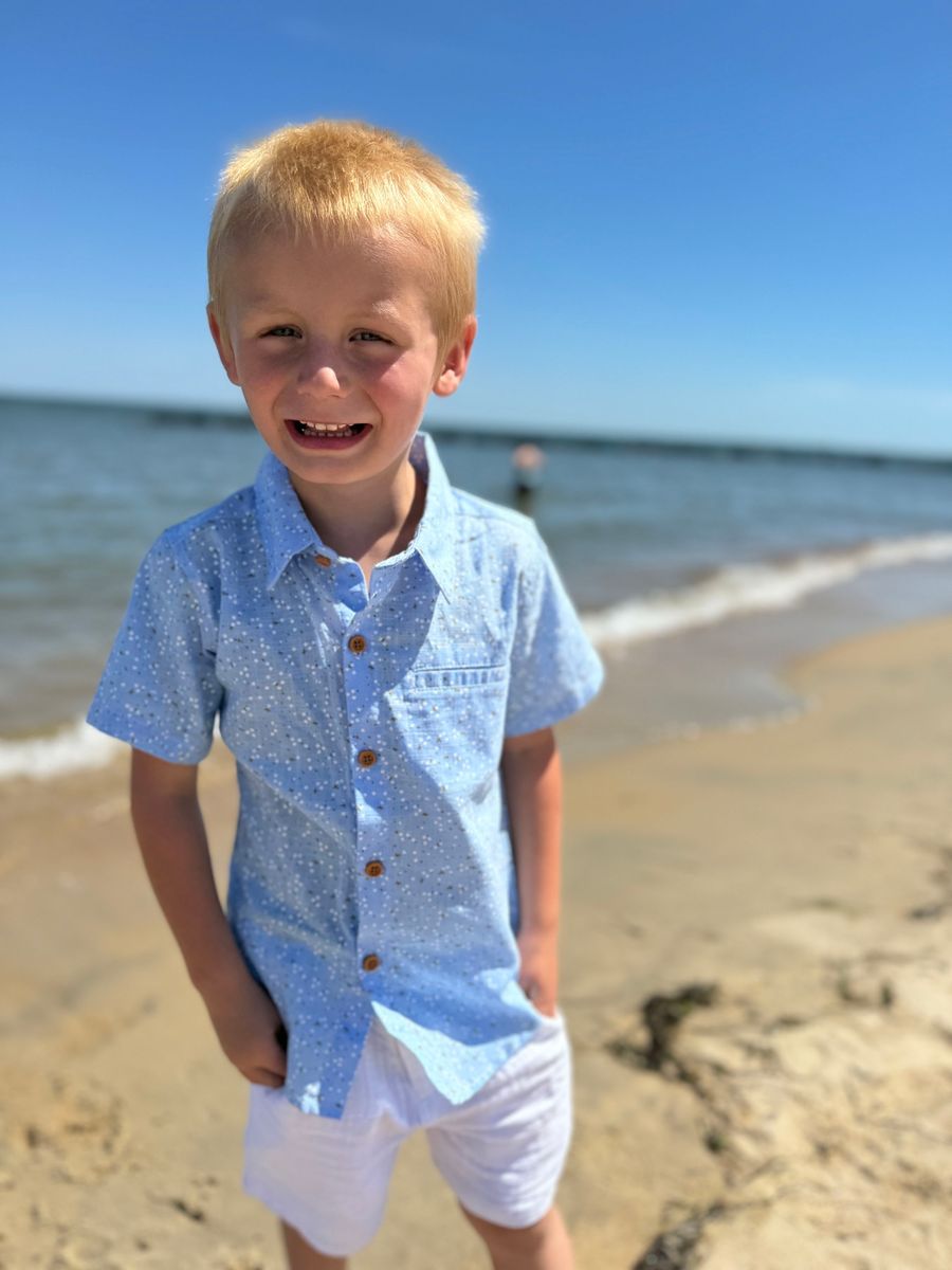 Blue Floral Newport Shirt