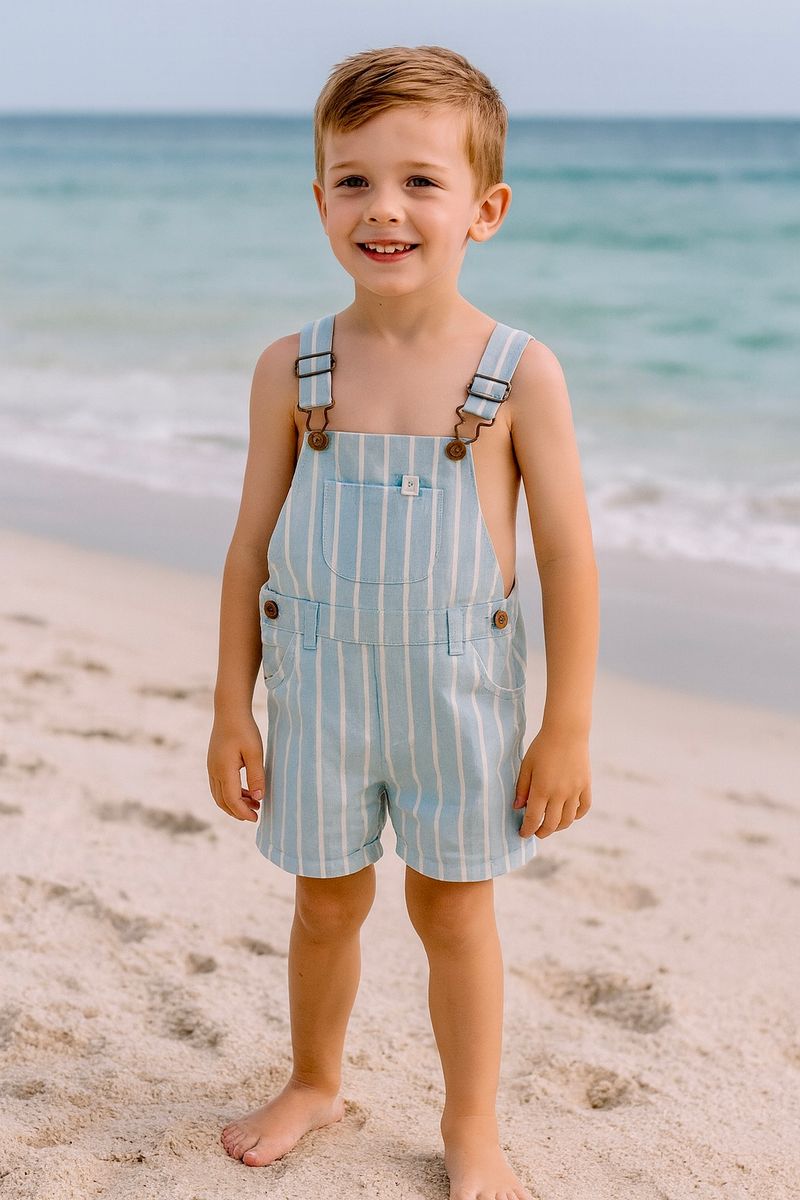 Chambray Overalls