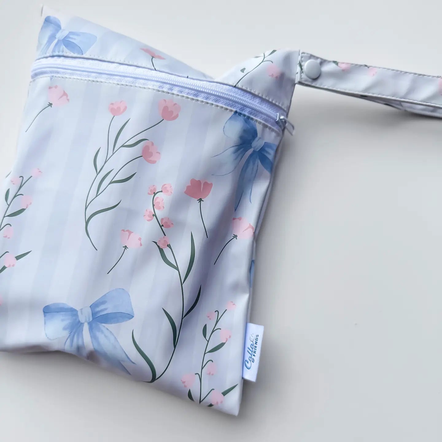 Fancy Floral Long Sleeve Bib