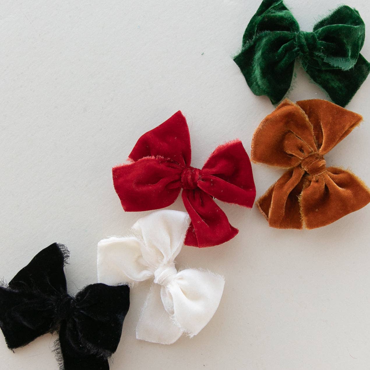 Crimson Velvet Clip