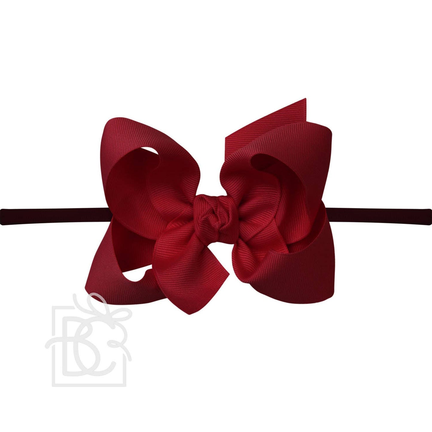 Cranberry Headband Bow