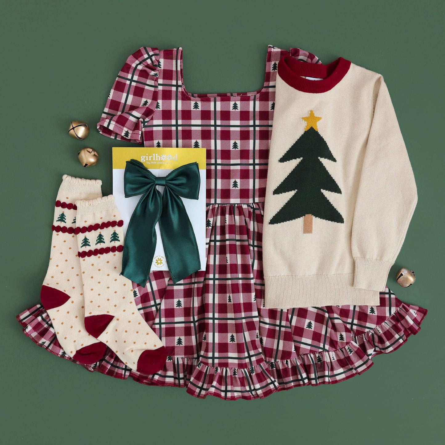Tree Farm Knee High Socks
