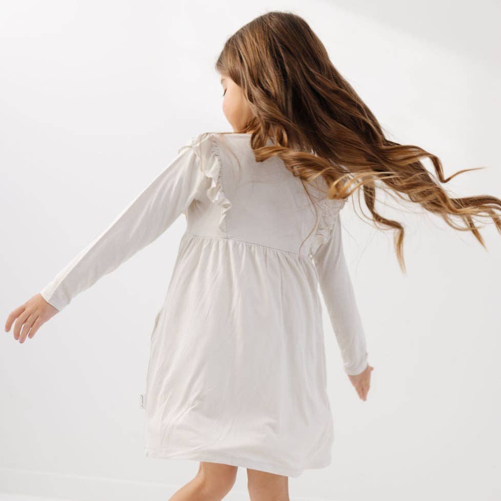 Creamy Stone Bamboo Dress