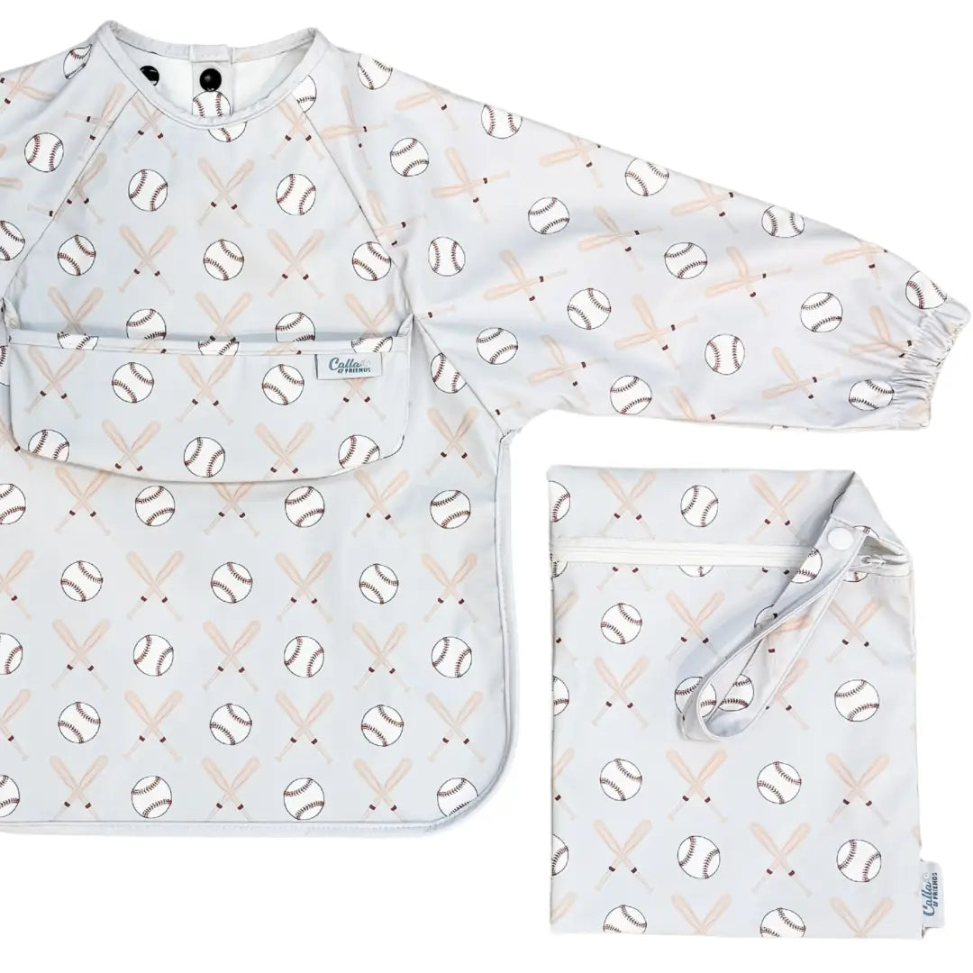 Baseball Long Sleeve Bib