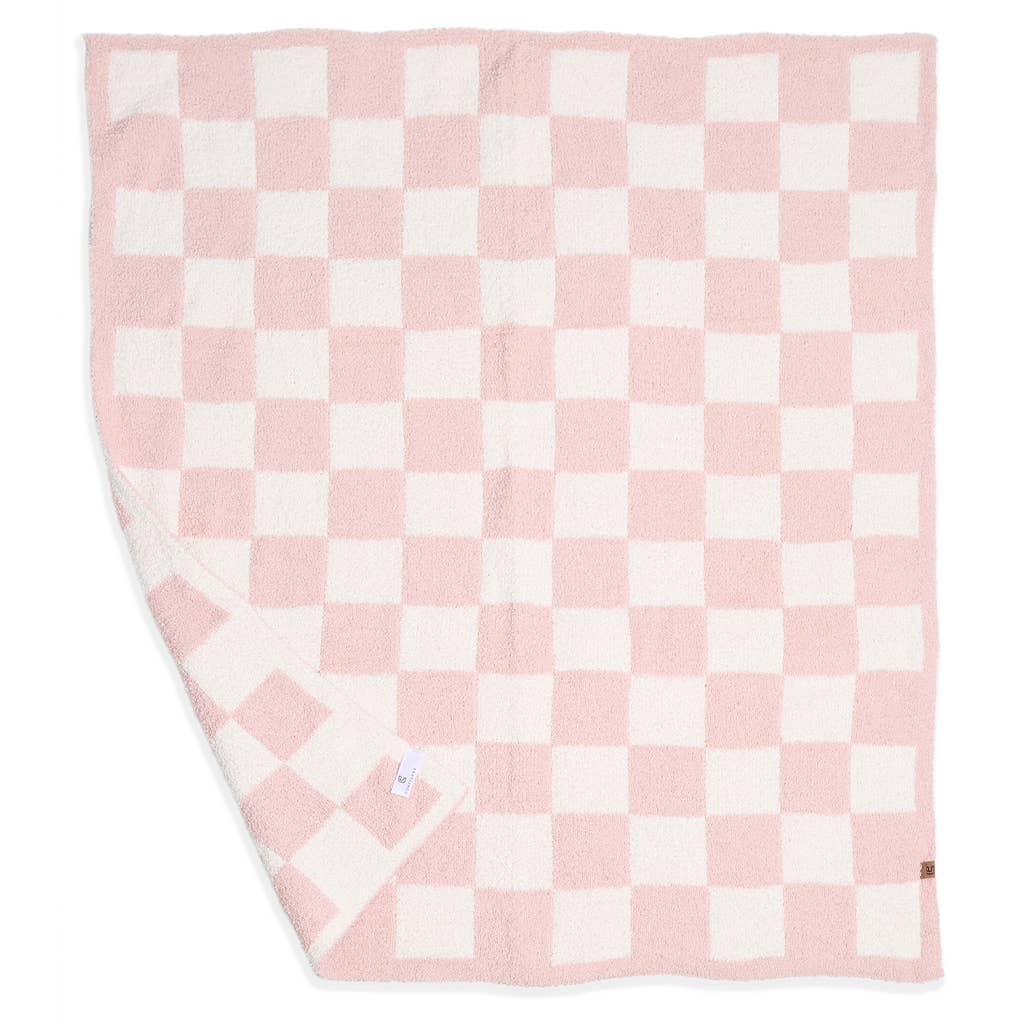 Checkered Pattern Soft Throw Blanket