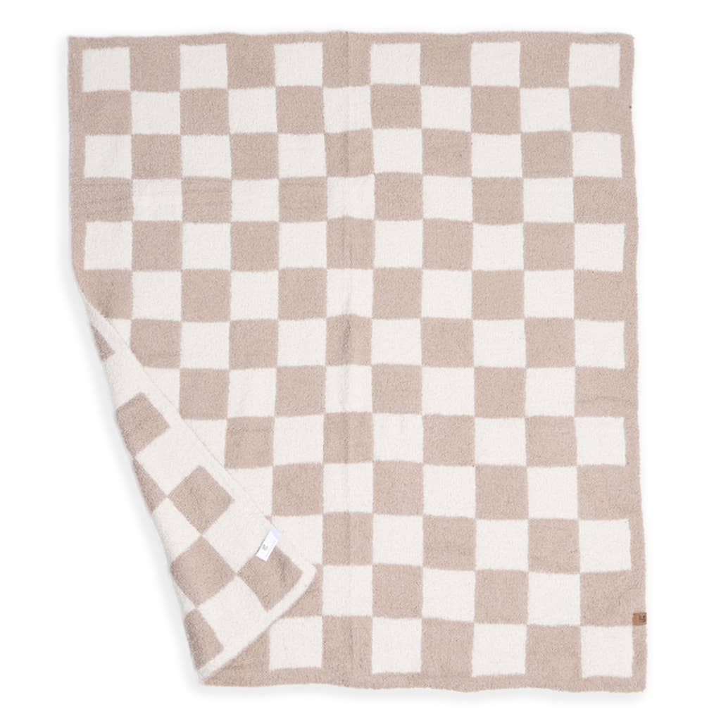 Checkered Pattern Soft Throw Blanket