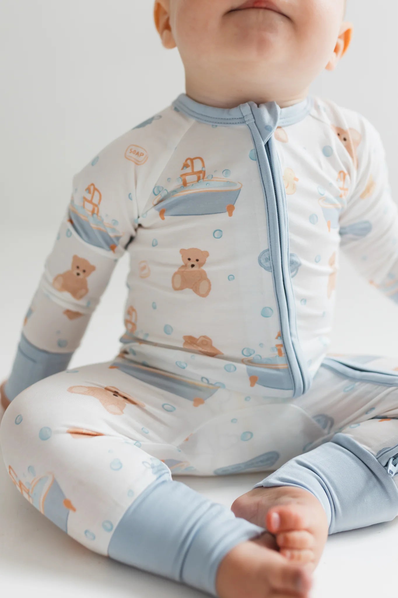 Bath Time Zipper Romper
