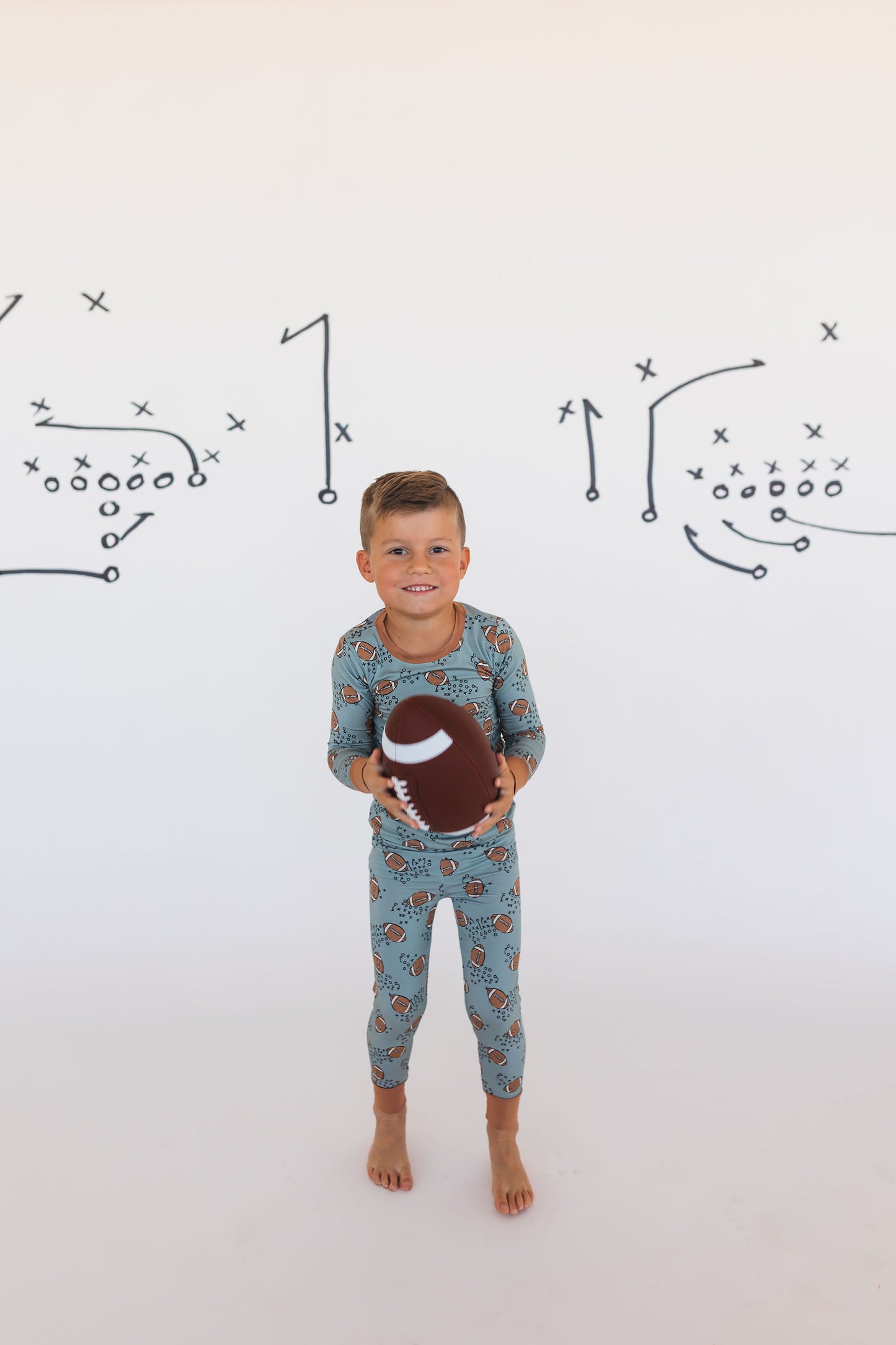 Green Football Two Piece Set