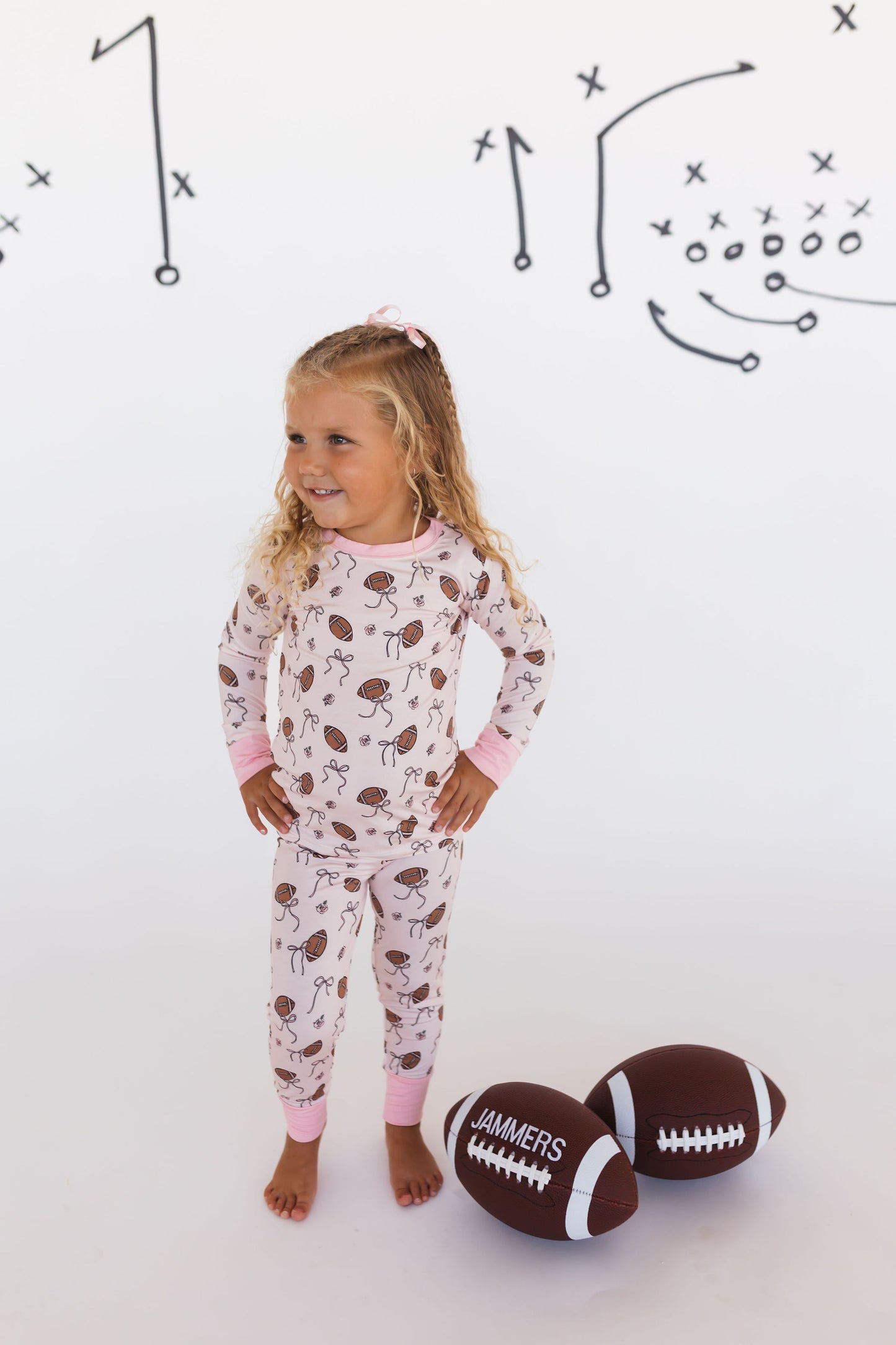 Blush Football Two Piece Set