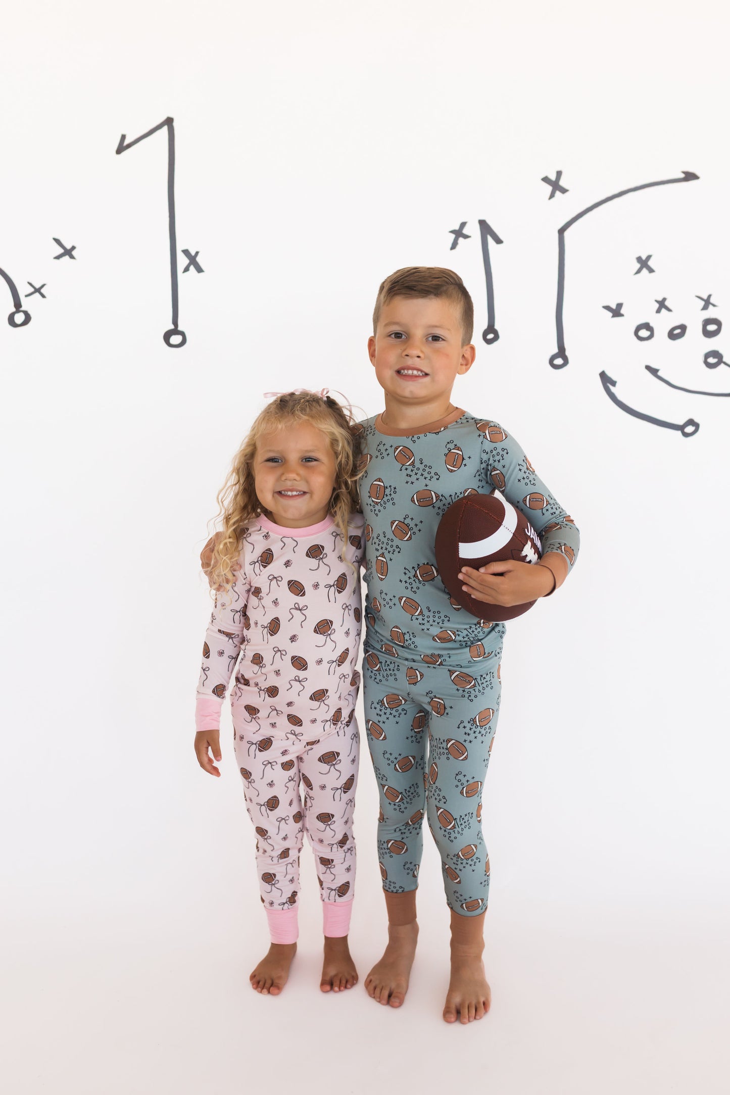 Green Football Two Piece Set