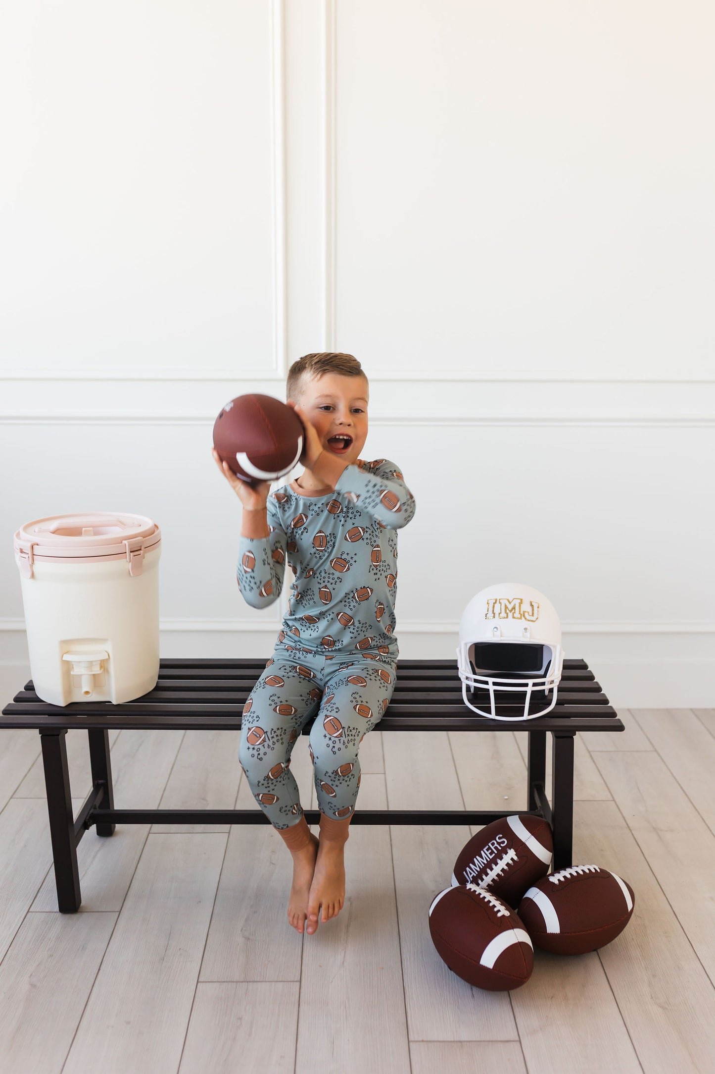 Green Football Two Piece Set