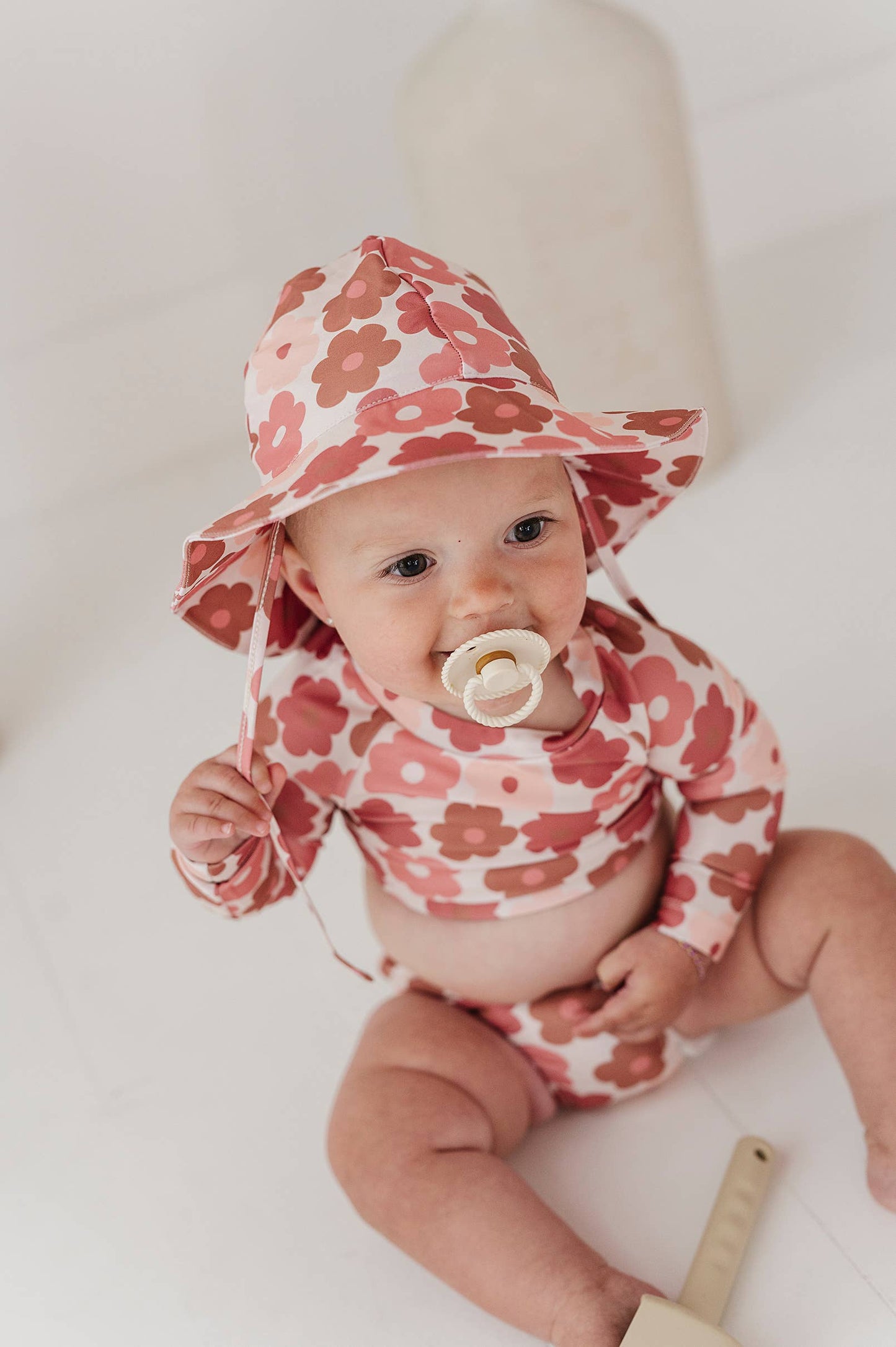 Retro Bloom Two-Piece Swim Set