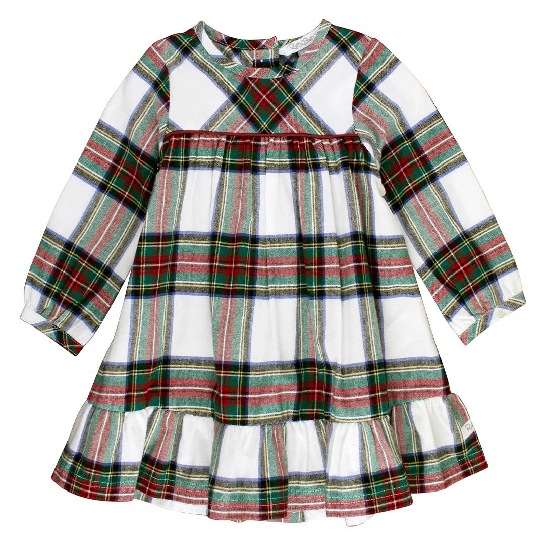 Good Tidings Ruffle Hem Dress