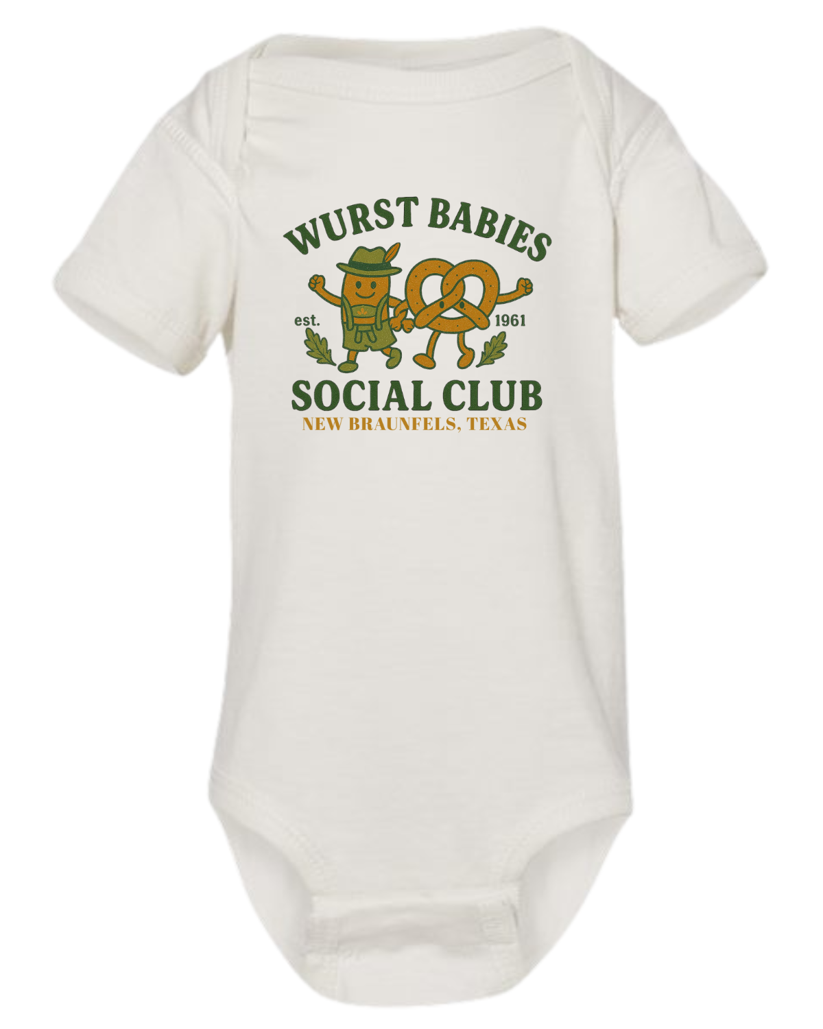 PRE-ORDER: Wurst Babies Social Club Onesie