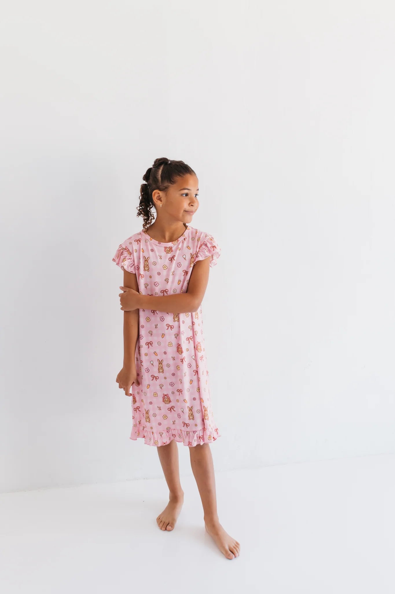 Gingham Bunny Nightgown