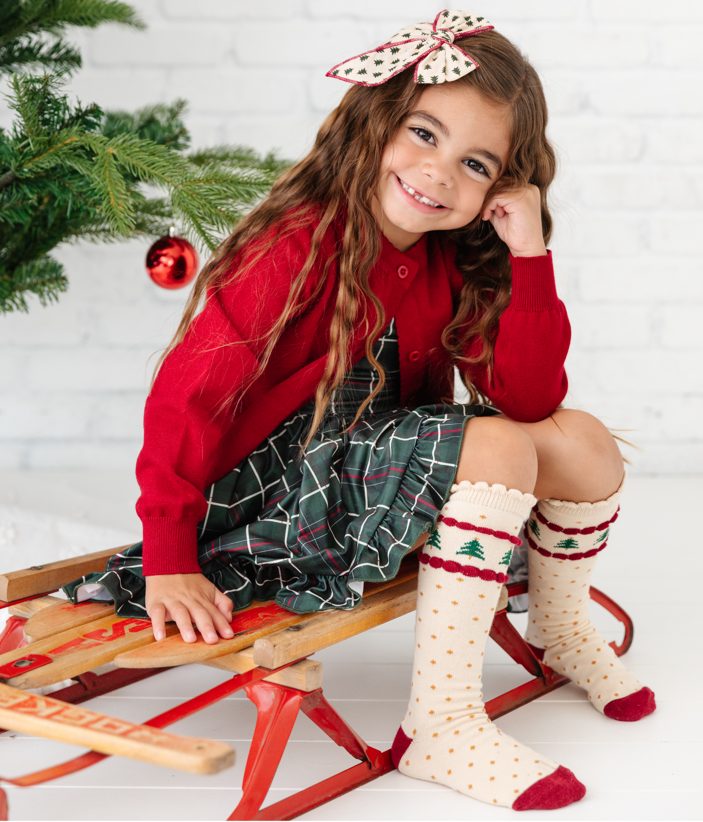 Tree Farm Knee High Socks