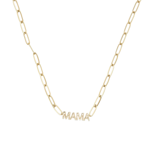 Mama Paperclip Necklace