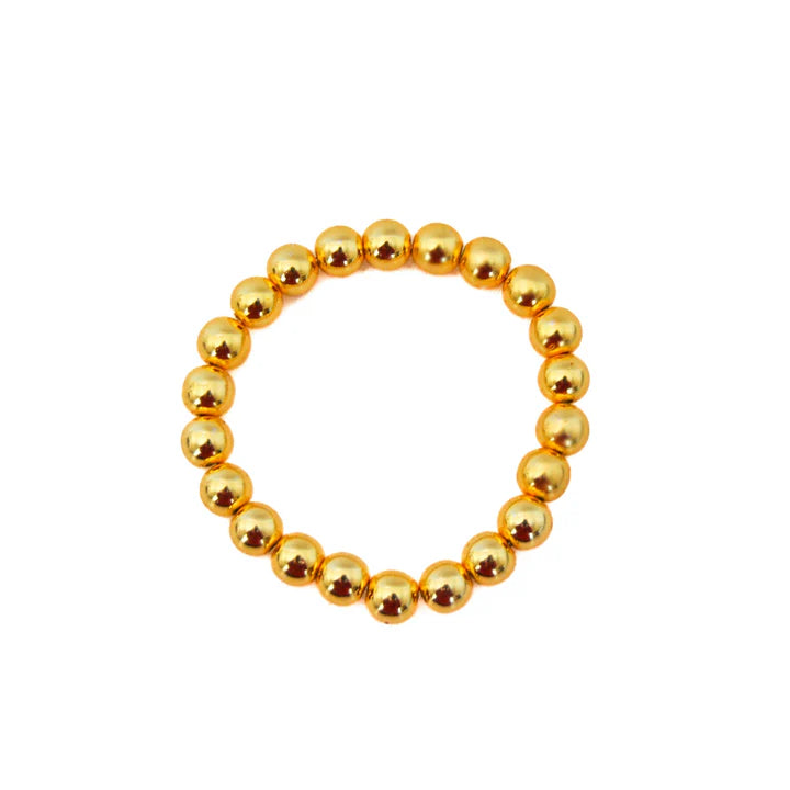 Goldie 8mm Beaded Bracelet