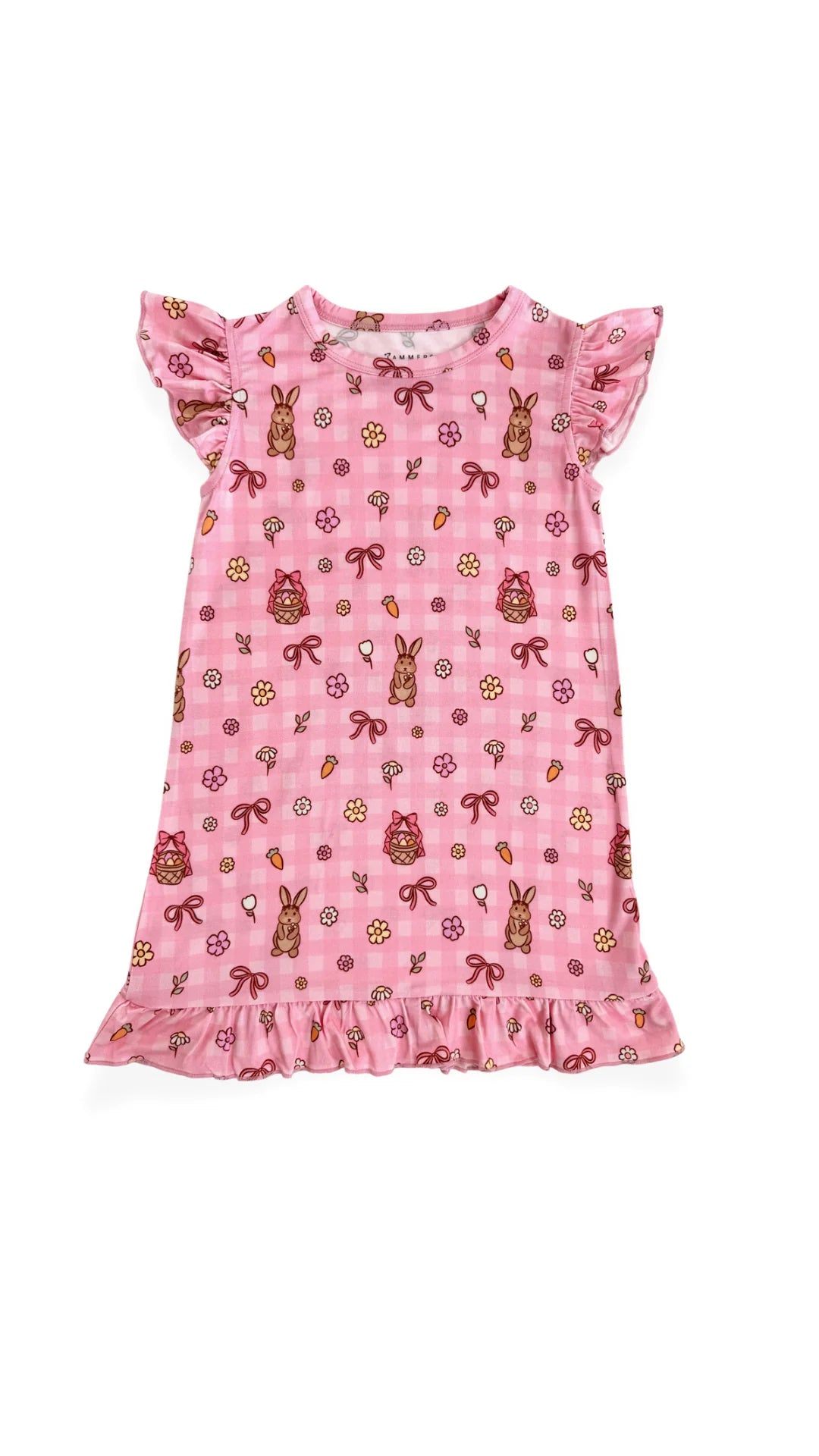 Gingham Bunny Nightgown