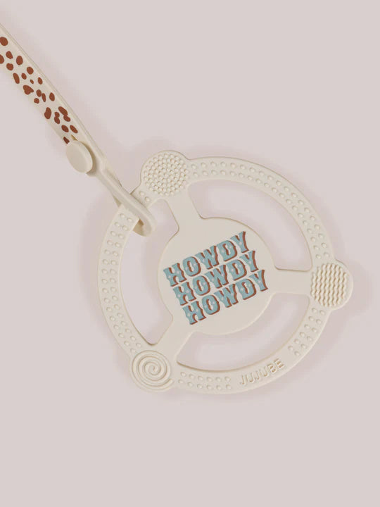 Howdy Silicone Teether Ring
