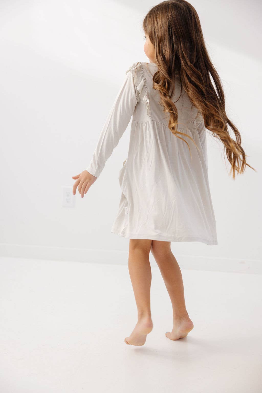 Creamy Stone Bamboo Dress
