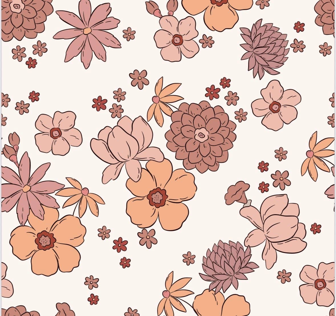 Fall Floral Twirl Dress