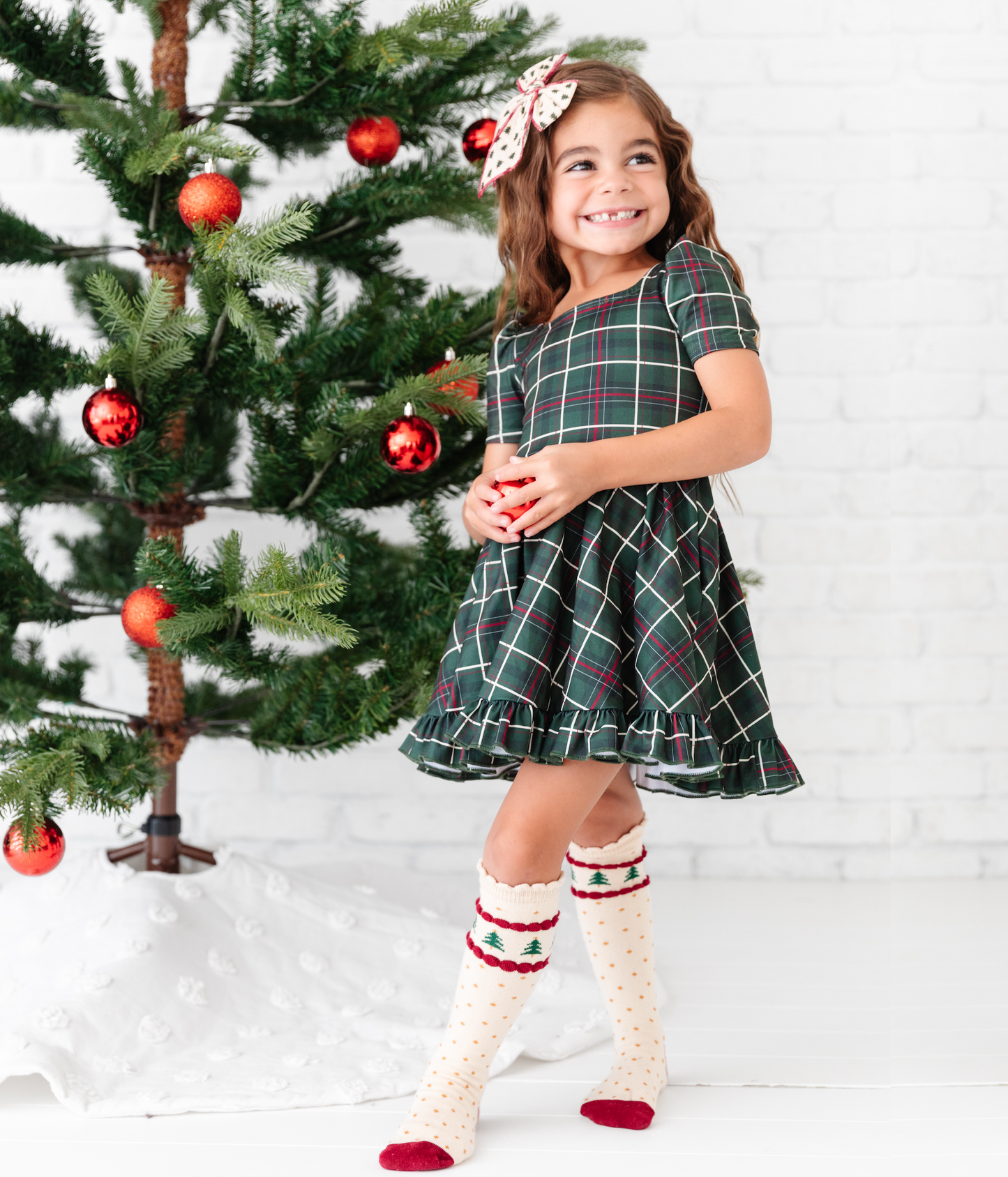 Tree Farm Knee High Socks
