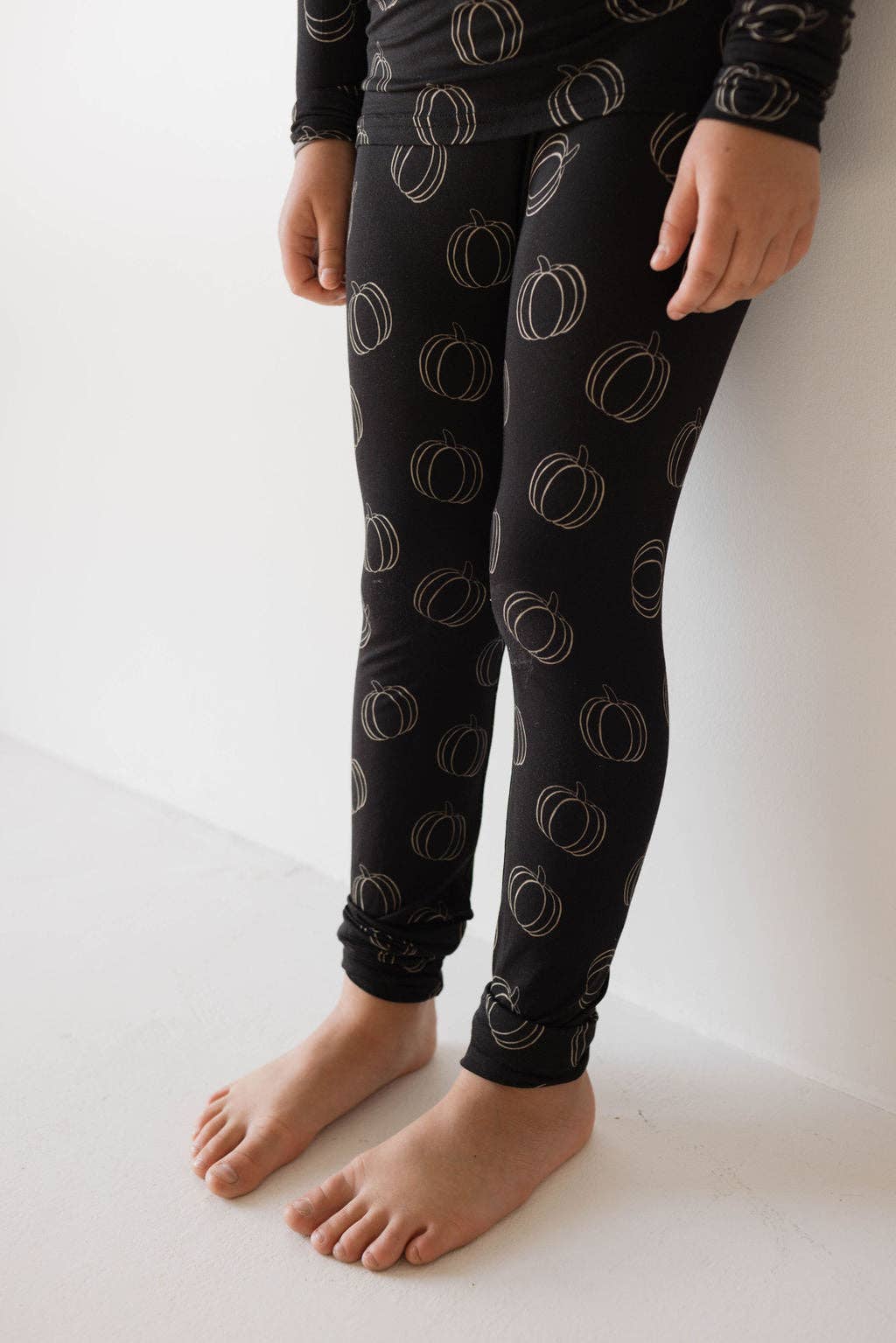 Midnight Pumpkin Bamboo Two Piece Pajamas