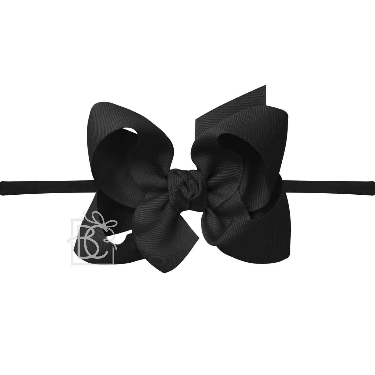 Black Headband Bow