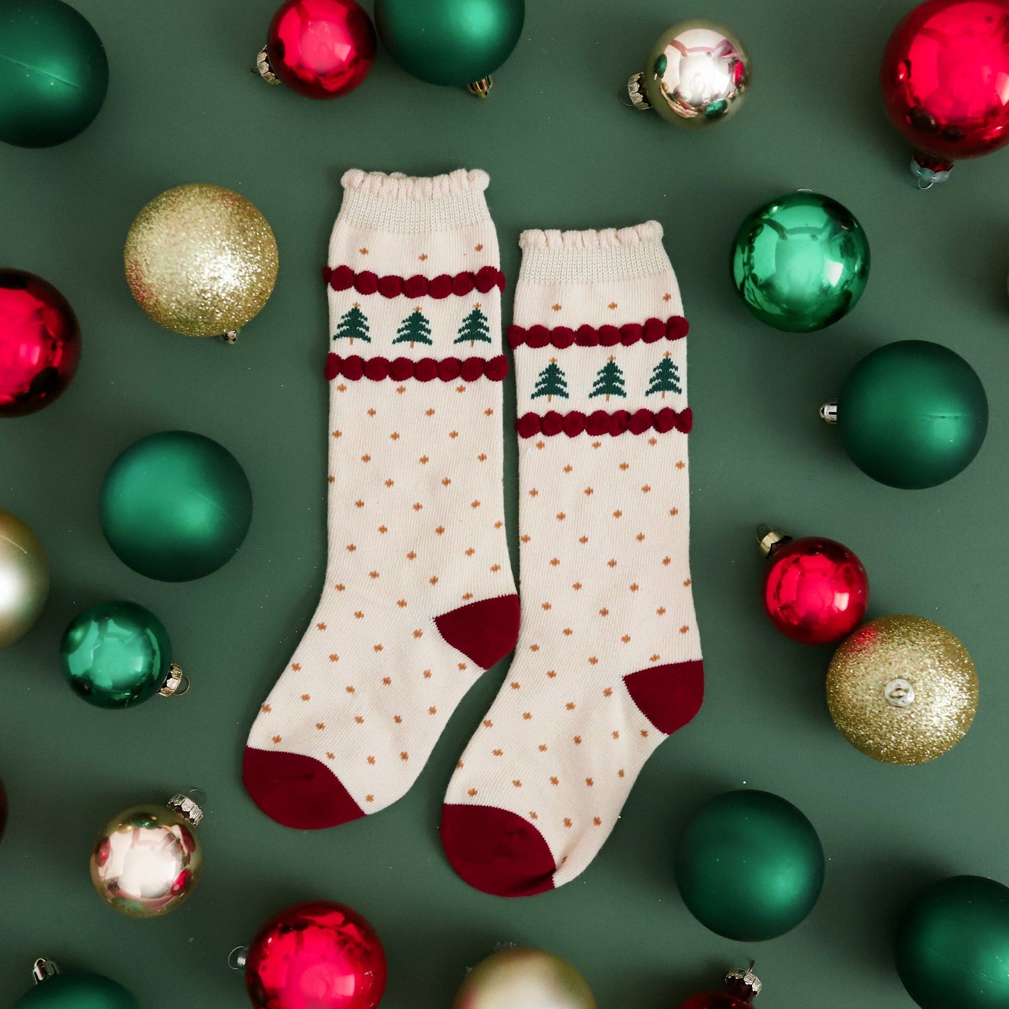 Tree Farm Knee High Socks