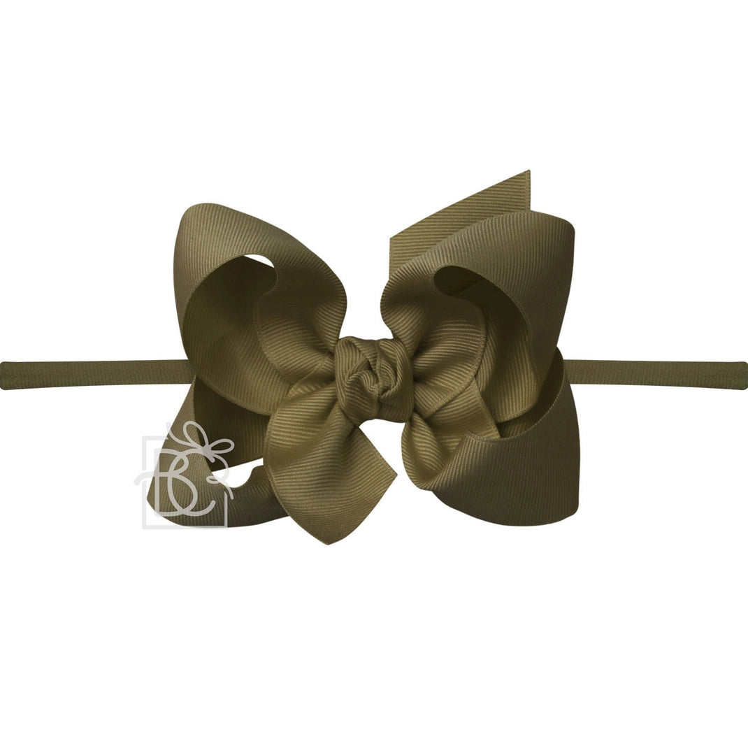 Moss Headband Bow