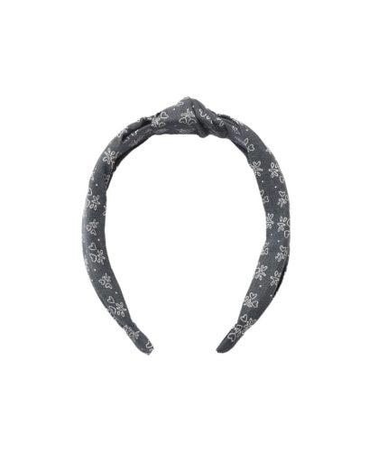 Knotted Headband Heart Ditsy