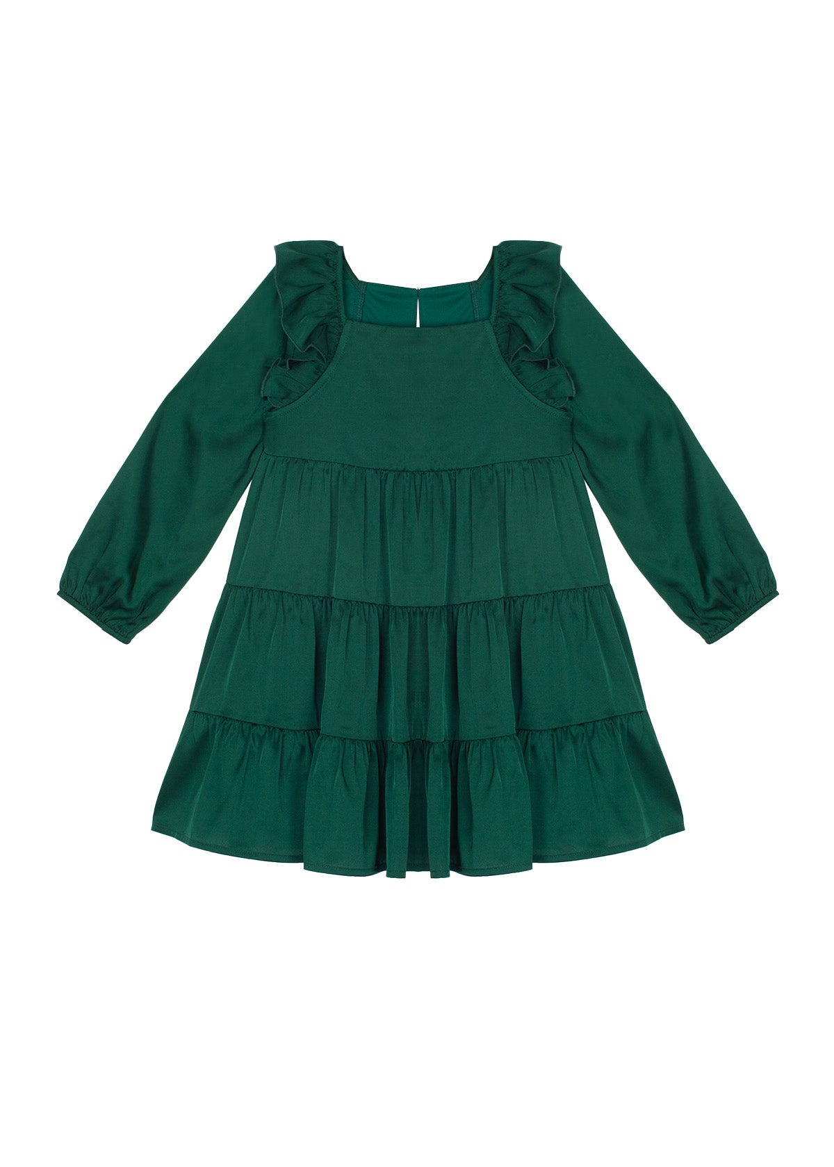 Mistletoe Satin Toddler Dress Honey & Oat Mistletoe Satin Toddler Dress Honey & Oat