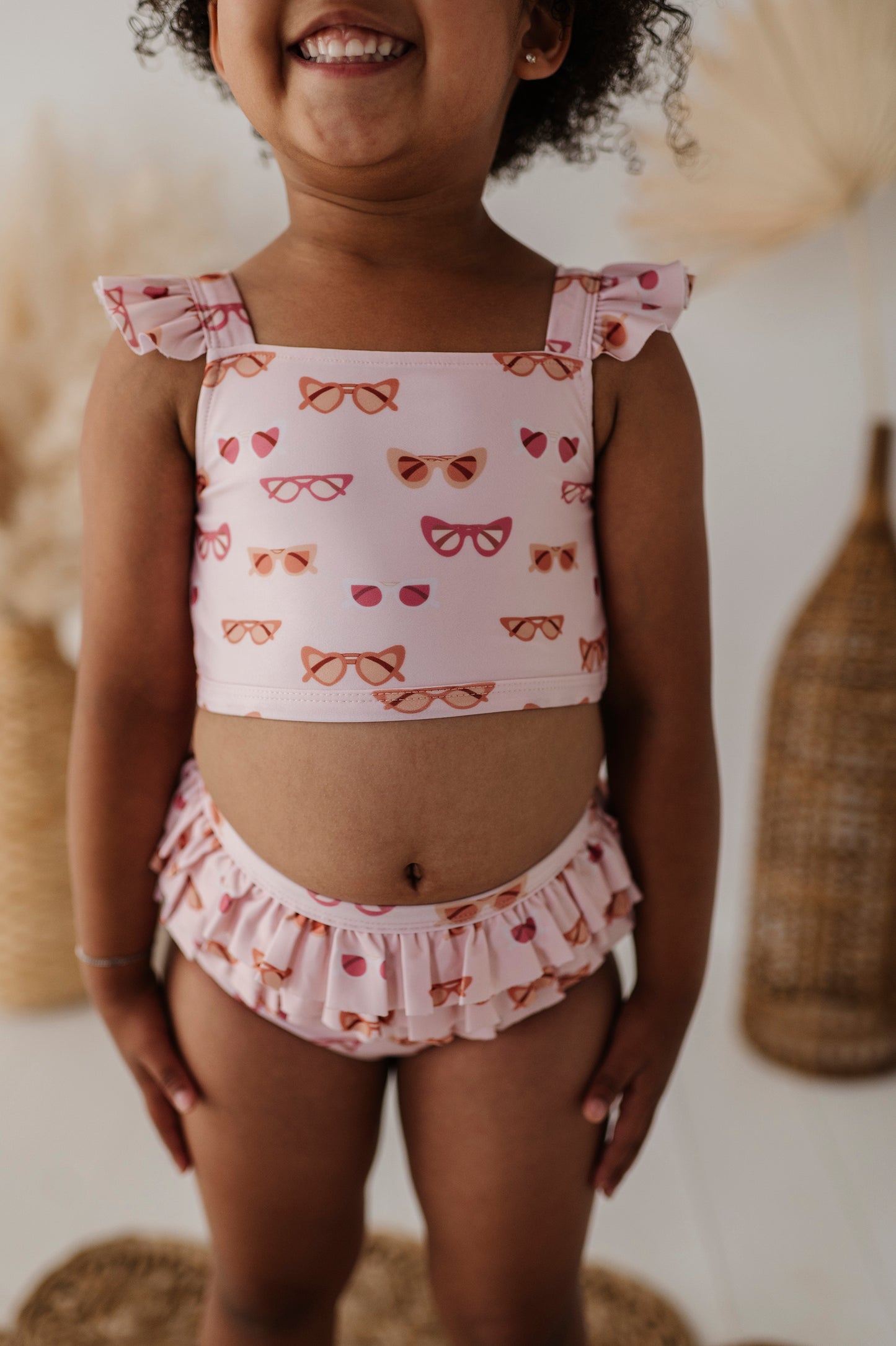 Retro Shades Two-Piece Swimsuit