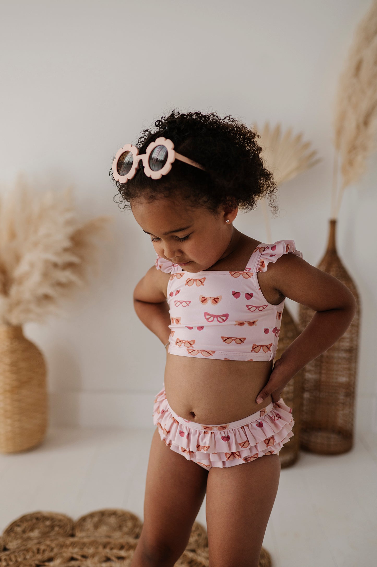 Retro Shades Two-Piece Swimsuit