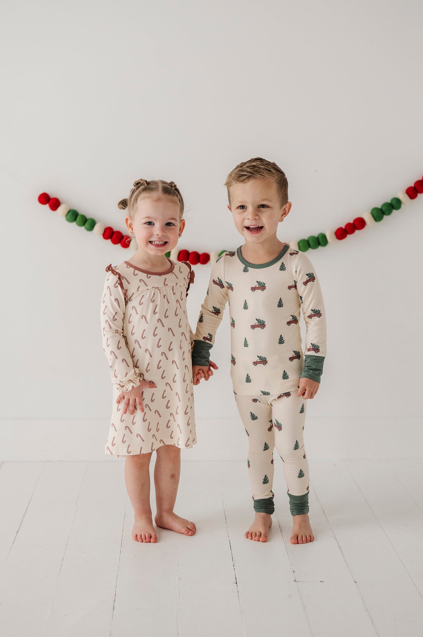 Candy Cane Bamboo Nightgown