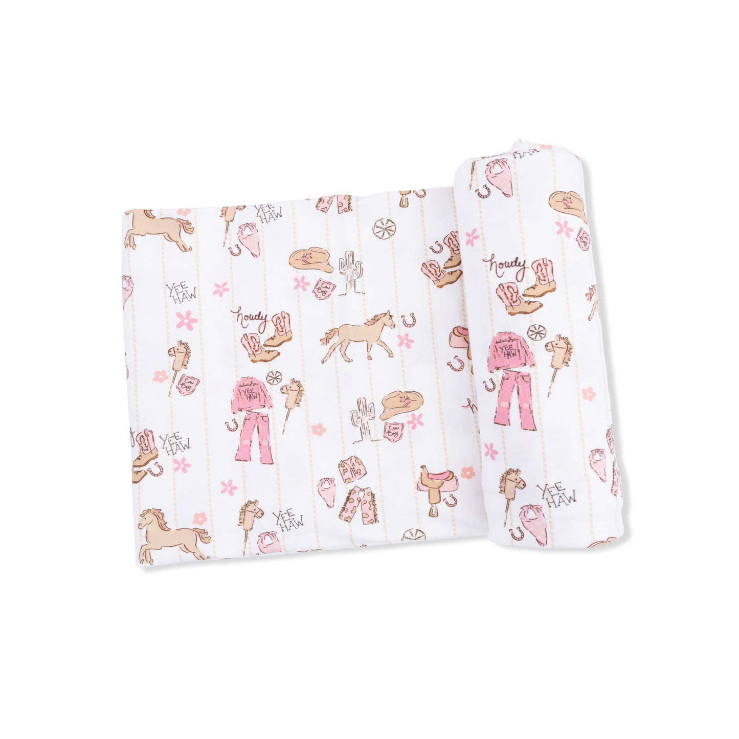 Cowgirl Nursery Bamboo Swaddle