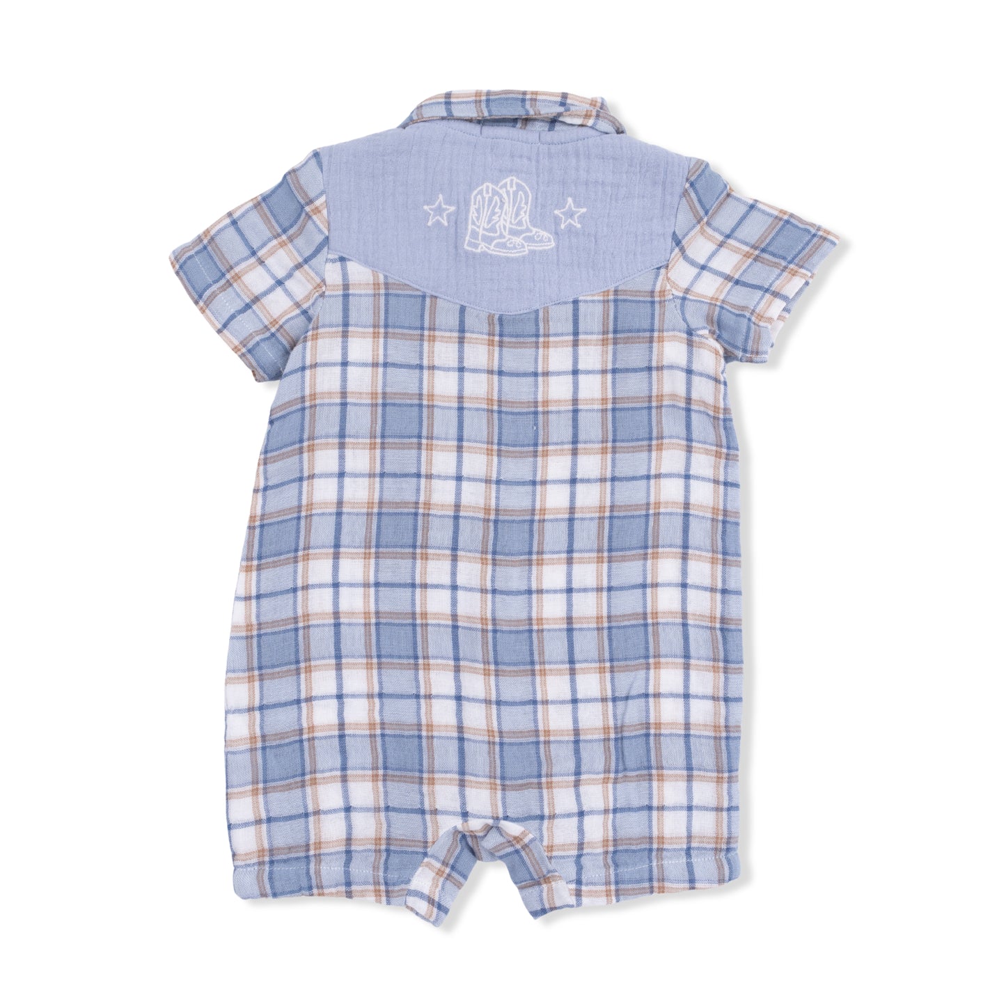 Western Boot Pearl Snap Shortie