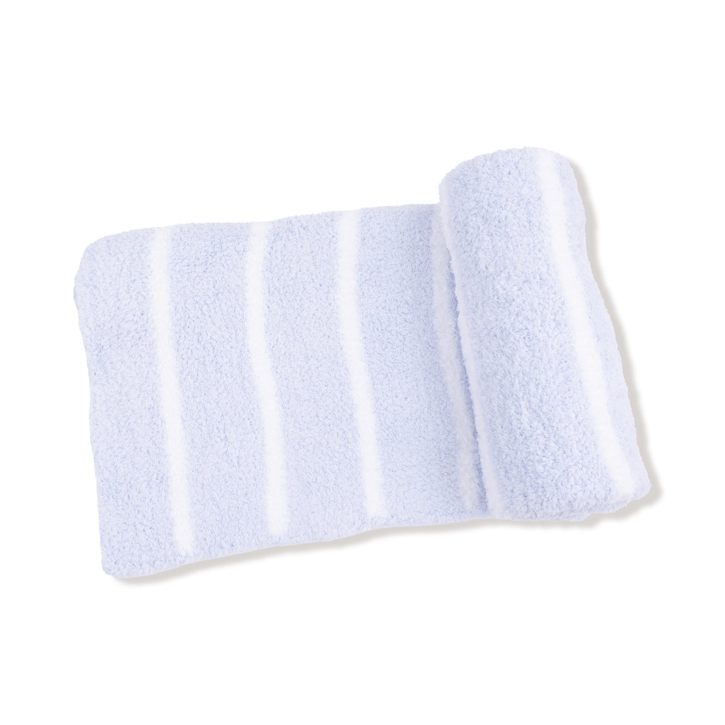 Blue Stripe Chenille Blanket