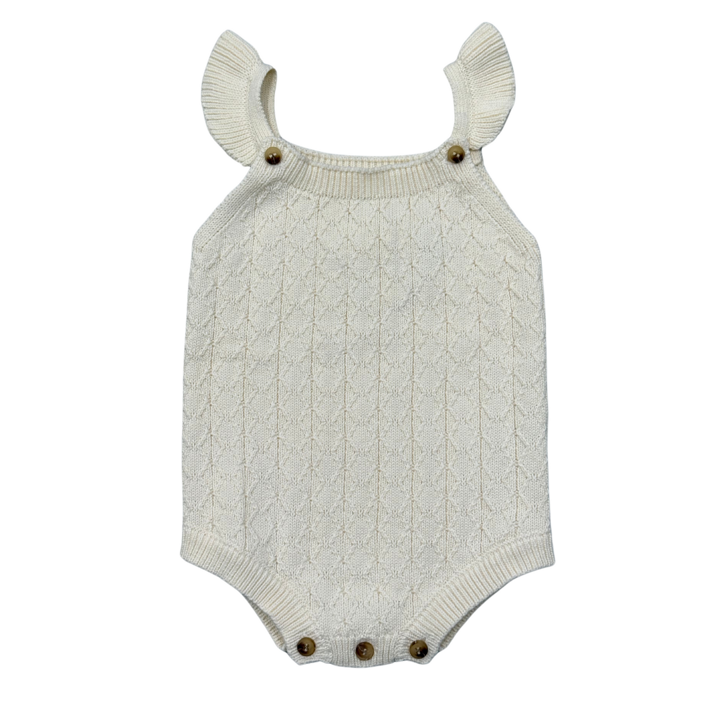 Knit Ruffle Onesie