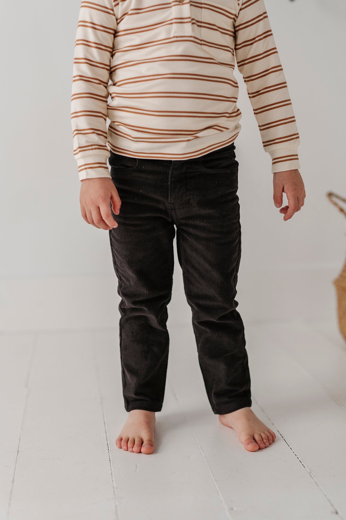 Black Corded Pants