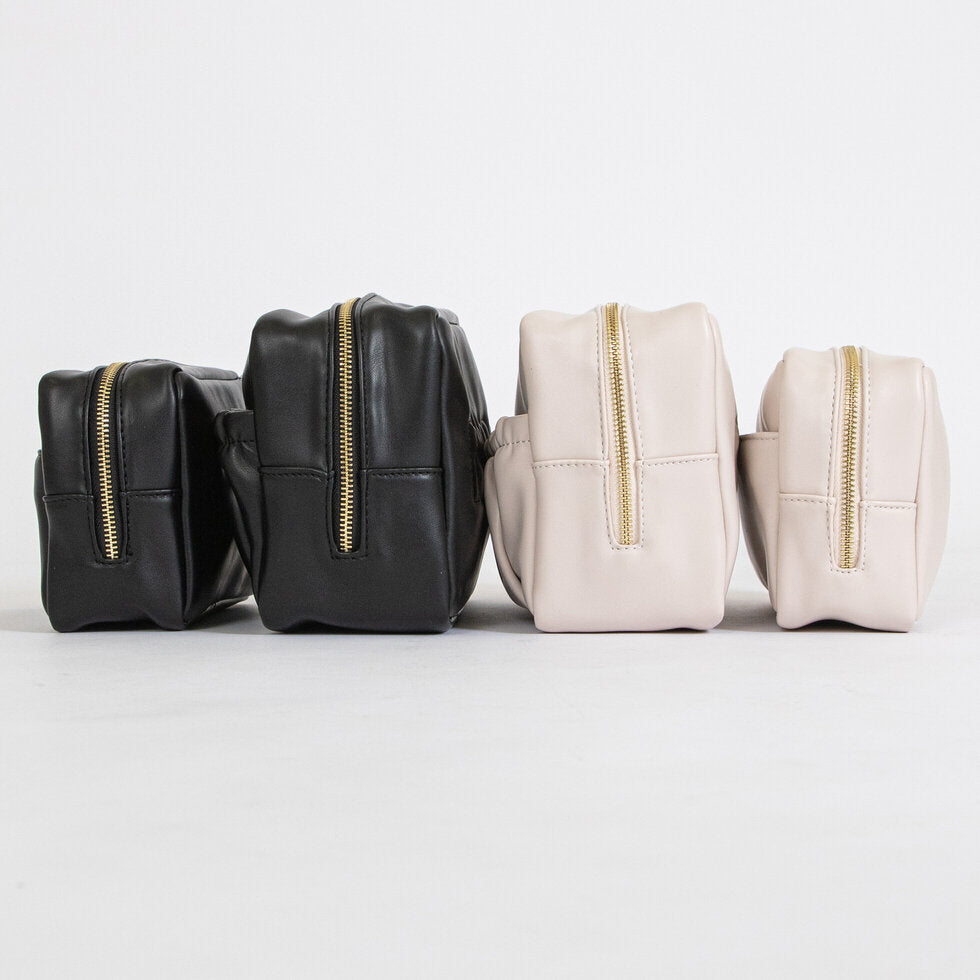 Mini Vegan Travel Bag - Ivory