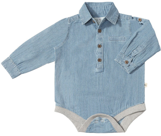 Chambray Woven Onesie