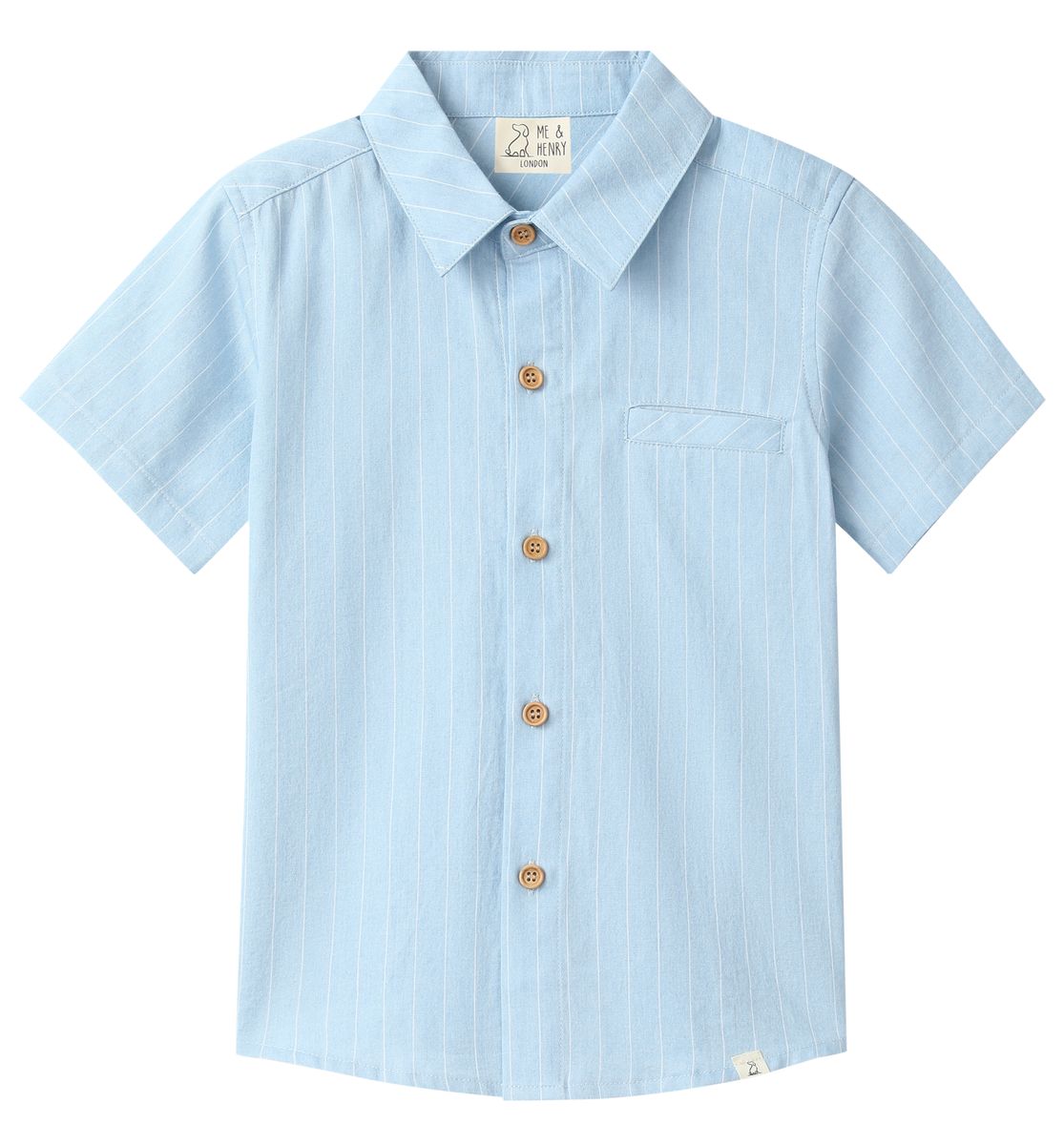 Chambray Stripe Button Down