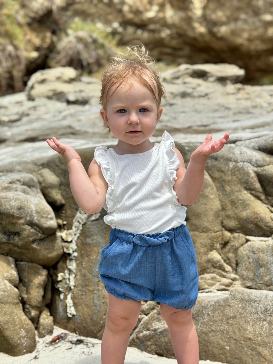 Lark Ruffle Onesie