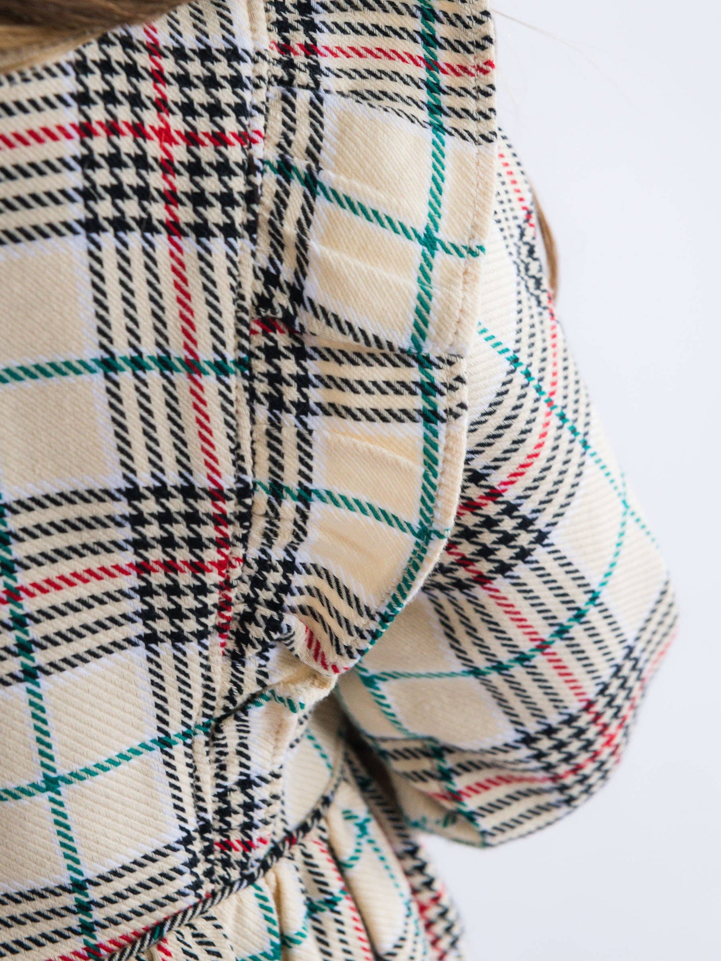 Tannen Plaid Bow Dress