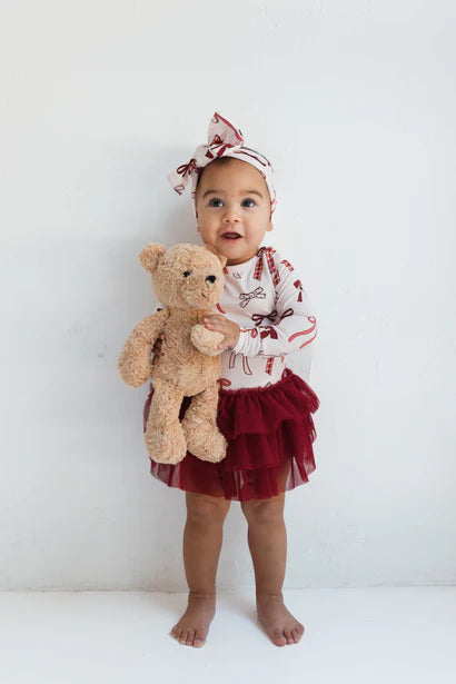 Merry Little Bows Tutu Bodysuit Dress