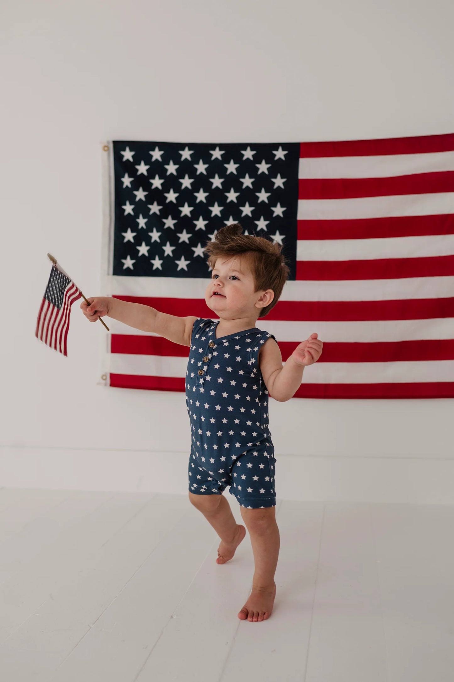 American Stars Romper